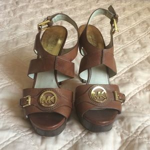 Brown Michael Kors heels